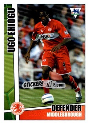 Sticker Ugo Ehiogu - Premier Stars 2005-2006 n. 139 - Merlin