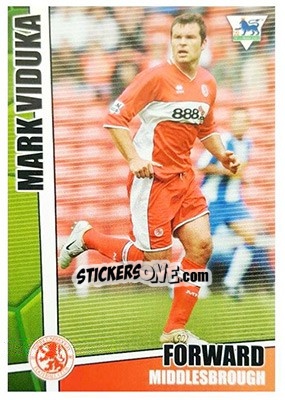 Sticker Mark Viduka - Premier Stars 2005-2006 - Merlin