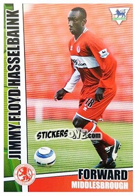 Sticker Jimmy Floyd Hasselbaink - Premier Stars 2005-2006 - Merlin