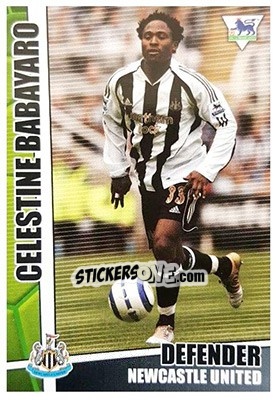 Sticker Celestine Babayaro - Premier Stars 2005-2006 - Merlin