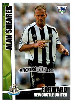 Sticker Alan Shearer - Premier Stars 2005-2006 n. 158 - Merlin