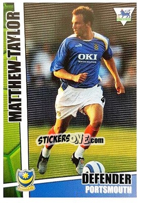 Sticker Matthew Taylor - Premier Stars 2005-2006 n. 160 - Merlin