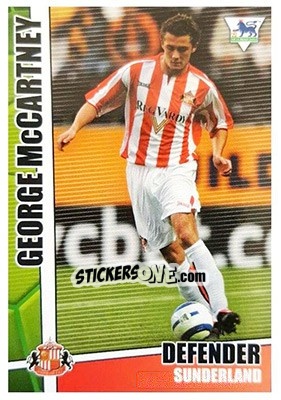 Sticker George McCartney - Premier Stars 2005-2006 n. 174 - Merlin