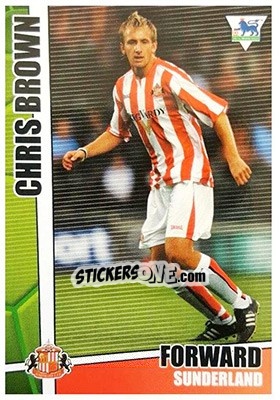 Sticker Chris Brown - Premier Stars 2005-2006 n. 180 - Merlin