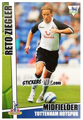 Sticker Reto Ziegler - Premier Stars 2005-2006 n. 188 - Merlin