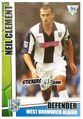Sticker Neil Clement - Premier Stars 2005-2006 n. 193 - Merlin