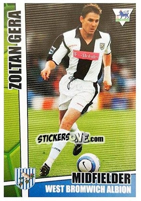 Sticker Zoltan Gera - Premier Stars 2005-2006 n. 195 - Merlin