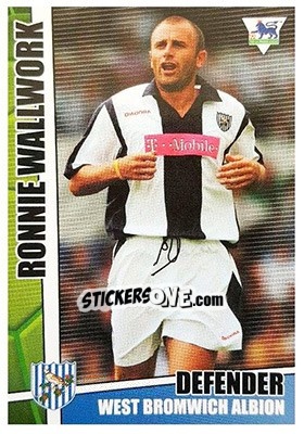 Sticker Ronnie Wallwork - Premier Stars 2005-2006 n. 196 - Merlin