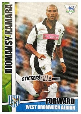 Cromo Diomansy Kamara - Premier Stars 2005-2006 - Merlin