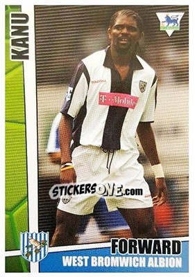 Sticker Nwankwo Kanu - Premier Stars 2005-2006 n. 201 - Merlin
