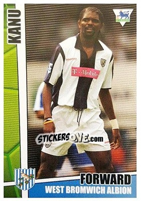 Sticker Nwankwo Kanu - Premier Stars 2005-2006 - Merlin