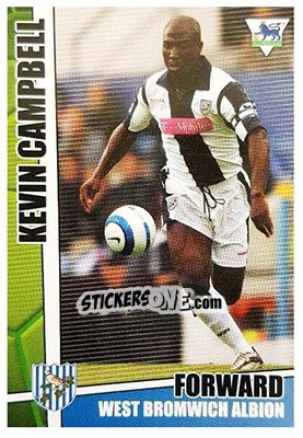 Sticker Kevin Campbell - Premier Stars 2005-2006 n. 202 - Merlin
