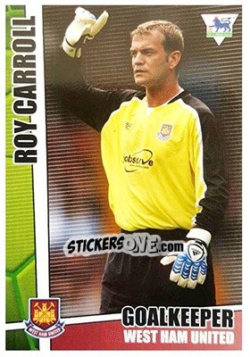 Sticker Roy Carroll - Premier Stars 2005-2006 n. 203 - Merlin