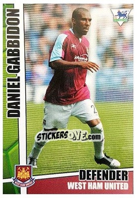 Sticker Danny Gabbidon - Premier Stars 2005-2006 - Merlin