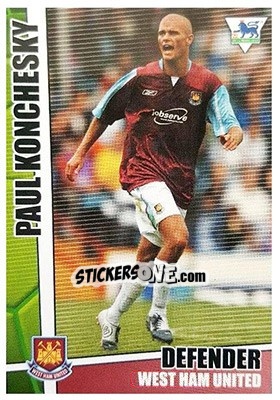 Cromo Paul Konchesky - Premier Stars 2005-2006 - Merlin