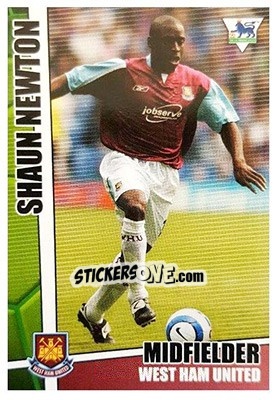 Sticker Shaun Newton - Premier Stars 2005-2006 n. 209 - Merlin
