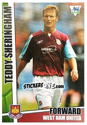Sticker Teddy Sheringham - Premier Stars 2005-2006 n. 212 - Merlin