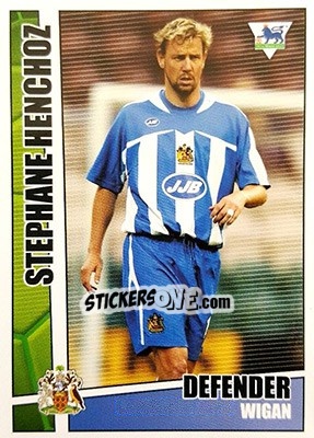 Sticker Stephane Henchoz - Premier Stars 2005-2006 n. 215 - Merlin