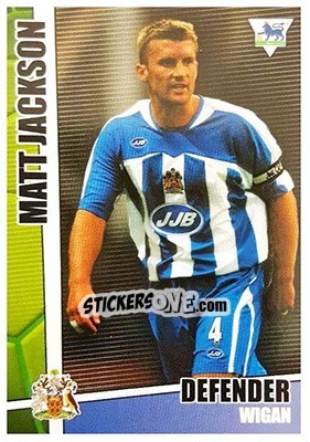Sticker Matt Jackson - Premier Stars 2005-2006 - Merlin