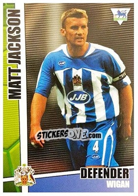 Sticker Matt Jackson - Premier Stars 2005-2006 n. 216 - Merlin