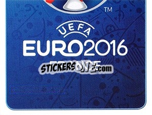 Sticker Official Logo - UEFA Euro France 2016 n. 2 - Panini