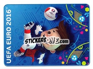 Sticker Official Mascot - UEFA Euro France 2016 n. 3 - Panini