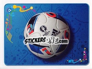Sticker Official Match Ball - UEFA Euro France 2016 n. 7 - Panini
