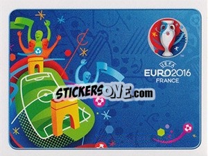 Sticker UEFA Euro 2016 [Primary identity] - UEFA Euro France 2016 n. 8 - Panini