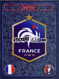 Cromo Badge - UEFA Euro France 2016 - Panini