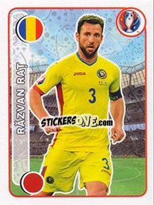 Sticker Razvan Rat - UEFA Euro France 2016 - Panini