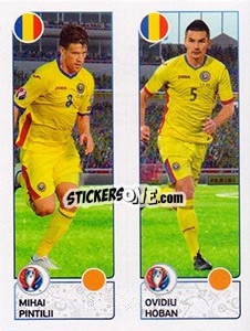 Sticker Mihai Pintilii / Ovidiu Hoban - UEFA Euro France 2016 n. 46 - Panini