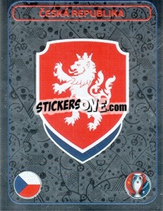 Cromo Badge - UEFA Euro France 2016 - Panini