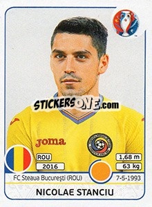 Sticker Nicolae Stanciu - UEFA Euro France 2016 - Panini