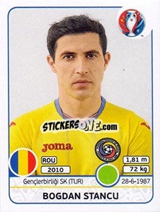 Sticker Bogdan Stancu - UEFA Euro France 2016 - Panini