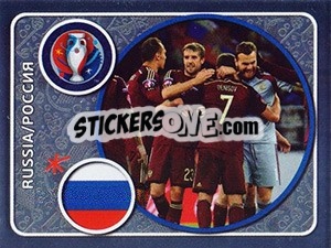 Sticker Team Photo - UEFA Euro France 2016 n. 123 - Panini