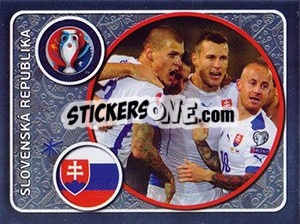 Sticker Team Photo - UEFA Euro France 2016 n. 127 - Panini