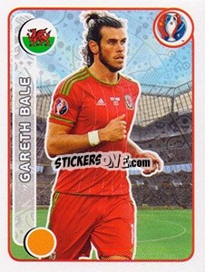 Sticker Gareth Bale - UEFA Euro France 2016 n. 201 - Panini