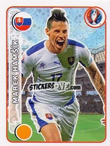 Sticker Marek Hamsík - UEFA Euro France 2016 - Panini