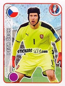 Sticker Petr Cech - UEFA Euro France 2016 n. 379 - Panini
