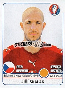 Sticker Jiři Skalák - UEFA Euro France 2016 n. 400x - Panini
