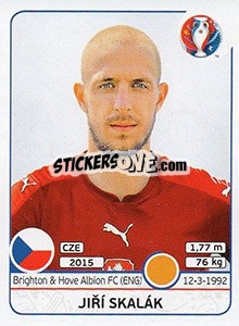 Sticker Jiři Skalák - UEFA Euro France 2016 - Panini