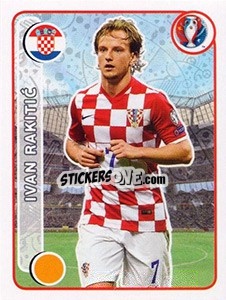 Sticker Ivan Rakitic - UEFA Euro France 2016 n. 431 - Panini