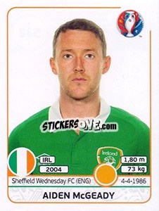 Sticker Aiden McGeady