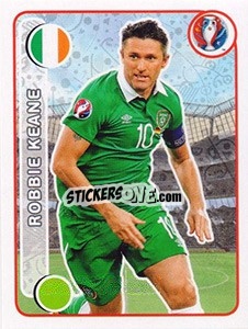 Sticker Robbie Keane - UEFA Euro France 2016 n. 537 - Panini