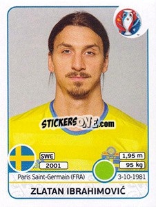 Cromo Zlatan Ibrahimovic