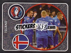 Sticker Team Photo - UEFA Euro France 2016 - Panini