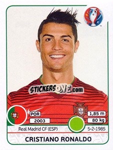 Cromo Cristiano Ronaldo