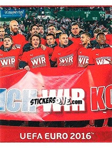 Sticker Figurina A12 - UEFA Euro France 2016 n. A12 - Panini