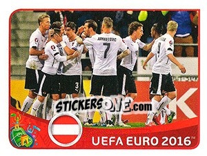Sticker Figurina A18 - UEFA Euro France 2016 - Panini