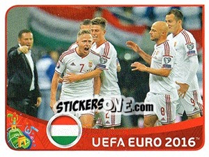 Cromo Romania 1-1 Hungary - UEFA Euro France 2016 - Panini